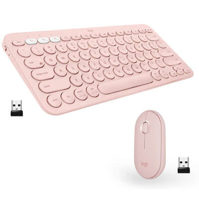 keyboard mouse Logitech K380 + M350 Wireless Keyboard and Mouse Combo   Slim portable design